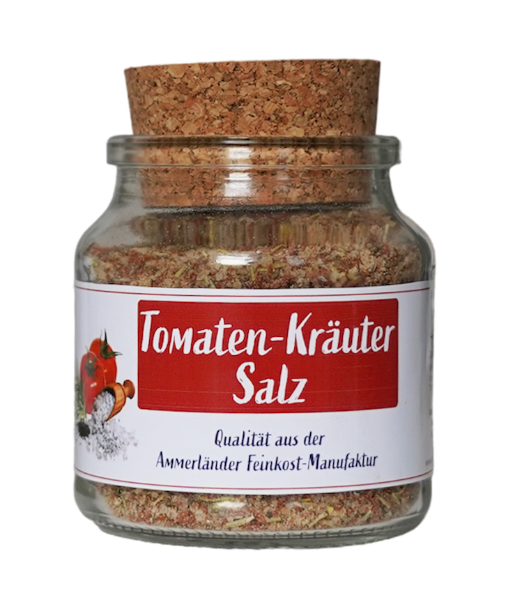 Tomaten-Kräuter-Salz im 150g-Glas